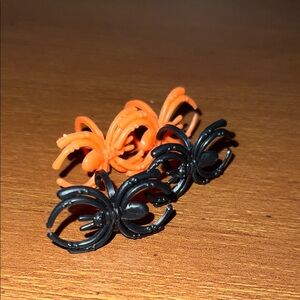 Halloween Plastic Spider Rings